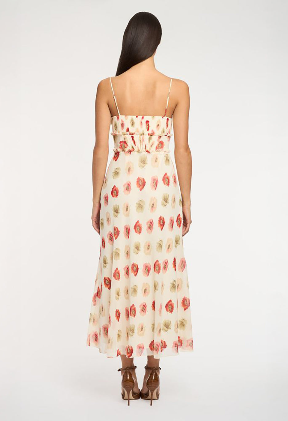 Flotaing Poppies Carline Dress