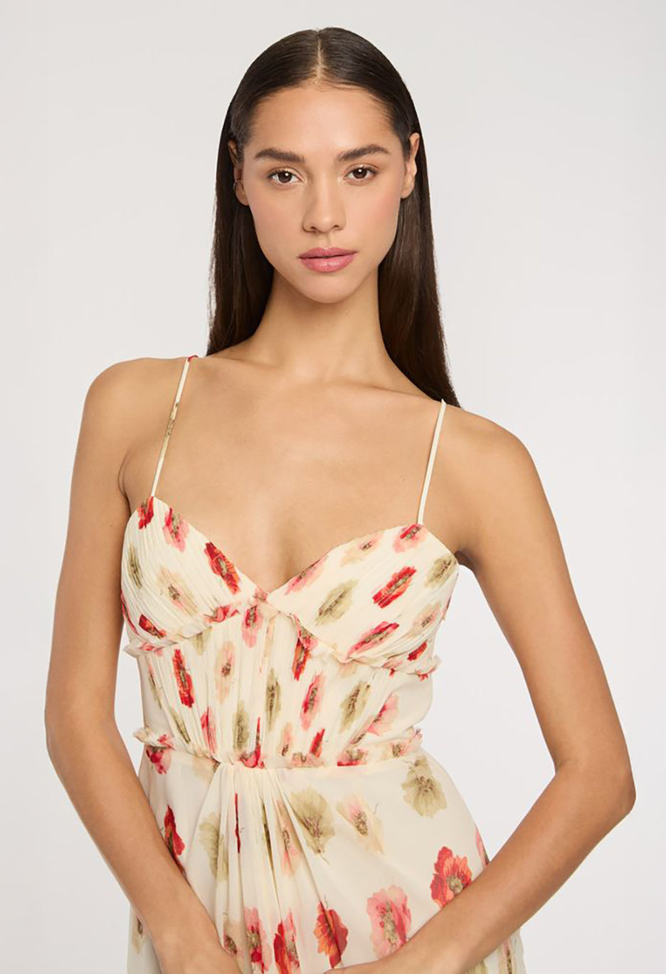 Flotaing Poppies Carline Dress