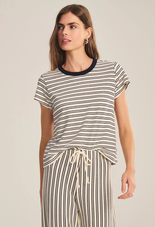 Foster Yarn Dye Stripe Jersey Top