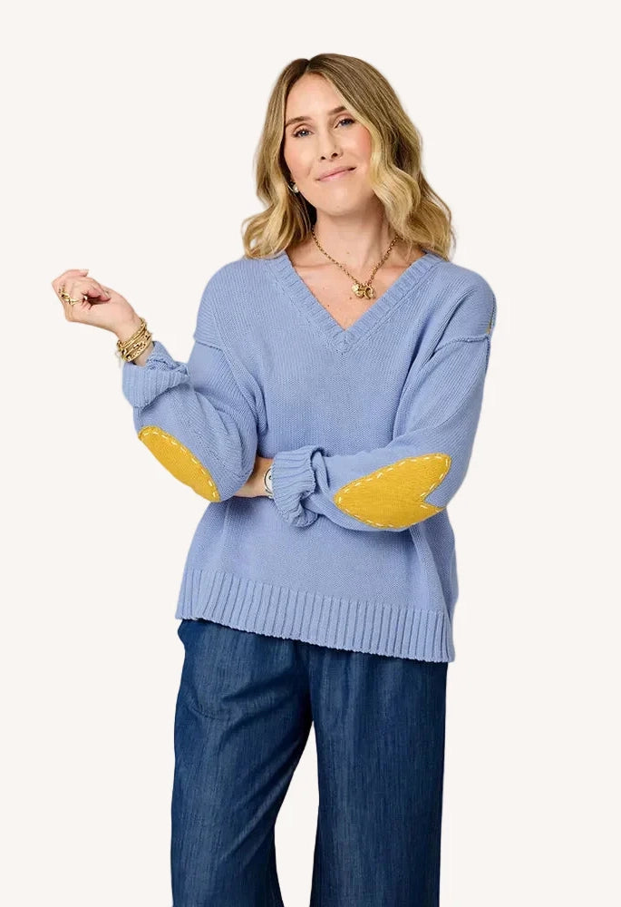 Frenchy V Neck Sweater