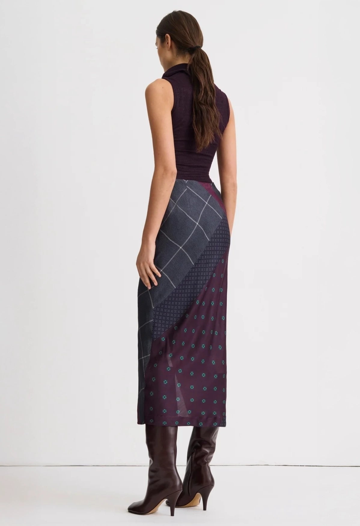 Front Ruffle Skirt