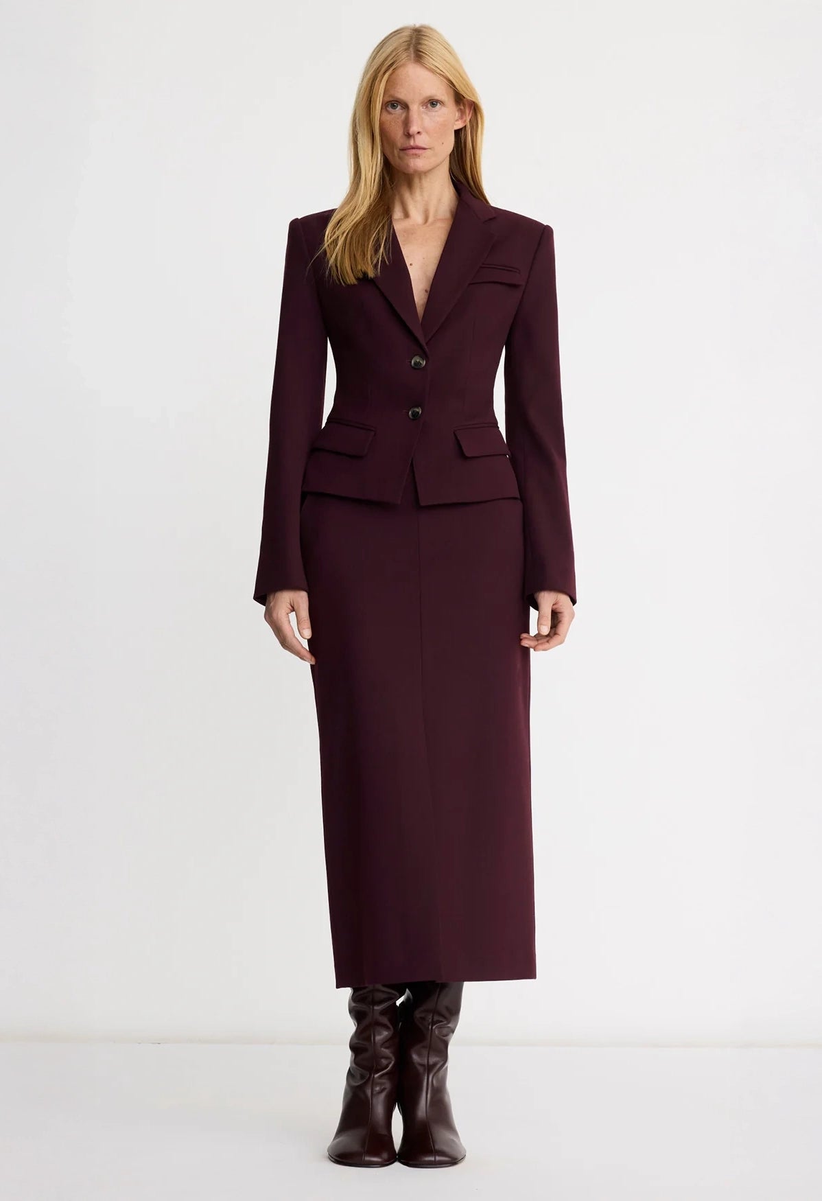 Front Slit Trouser Skirt