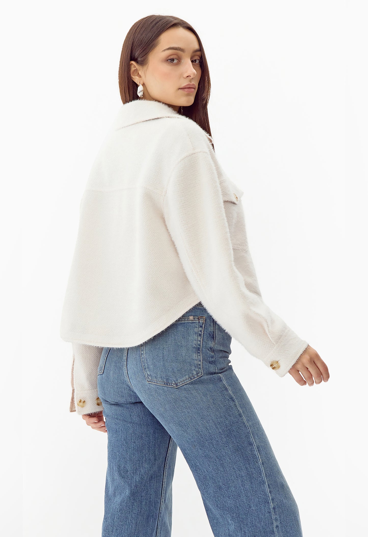 Weston Cropped Cozy Knit Jacket