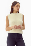 Angie Fuzzy Knit Top