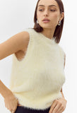 Angie Fuzzy Knit Top