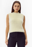 Angie Fuzzy Knit Top