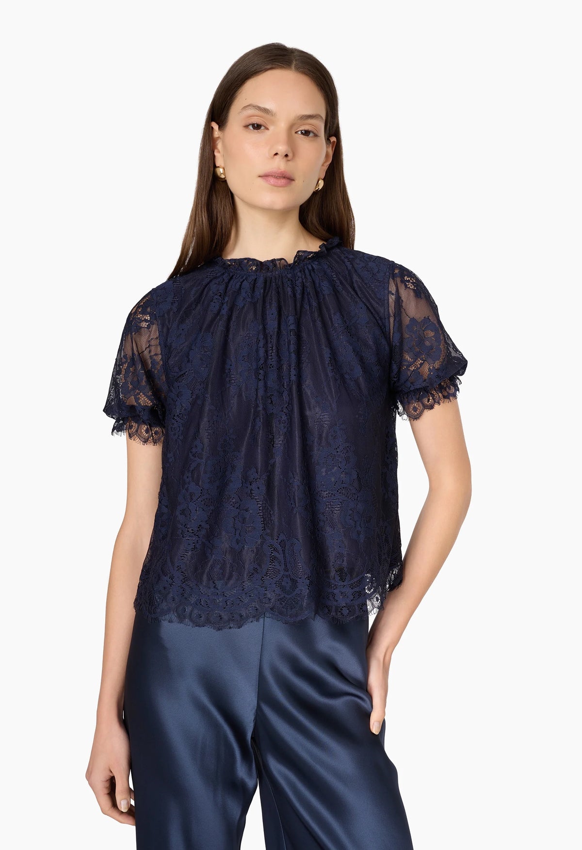 Geraldine Lace Top