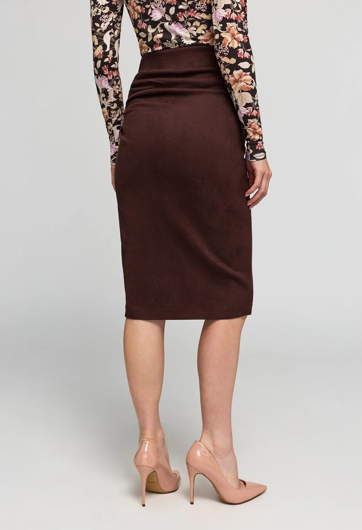 Gina Vegan Suede Skirt