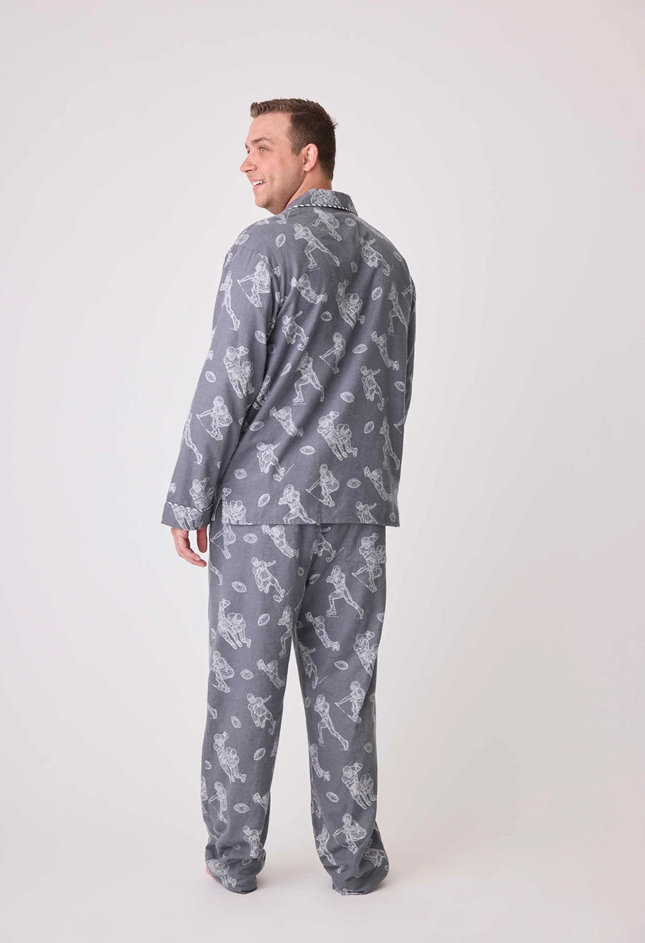 Game Day Mens Flannel PJ Set