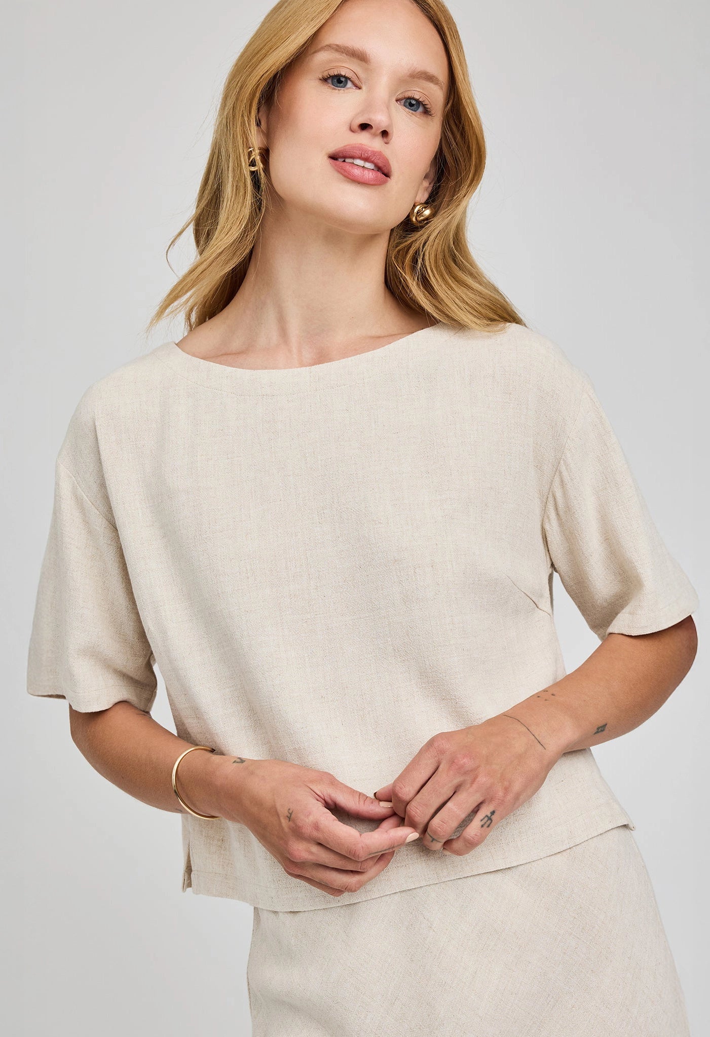 Gemini Linen Top