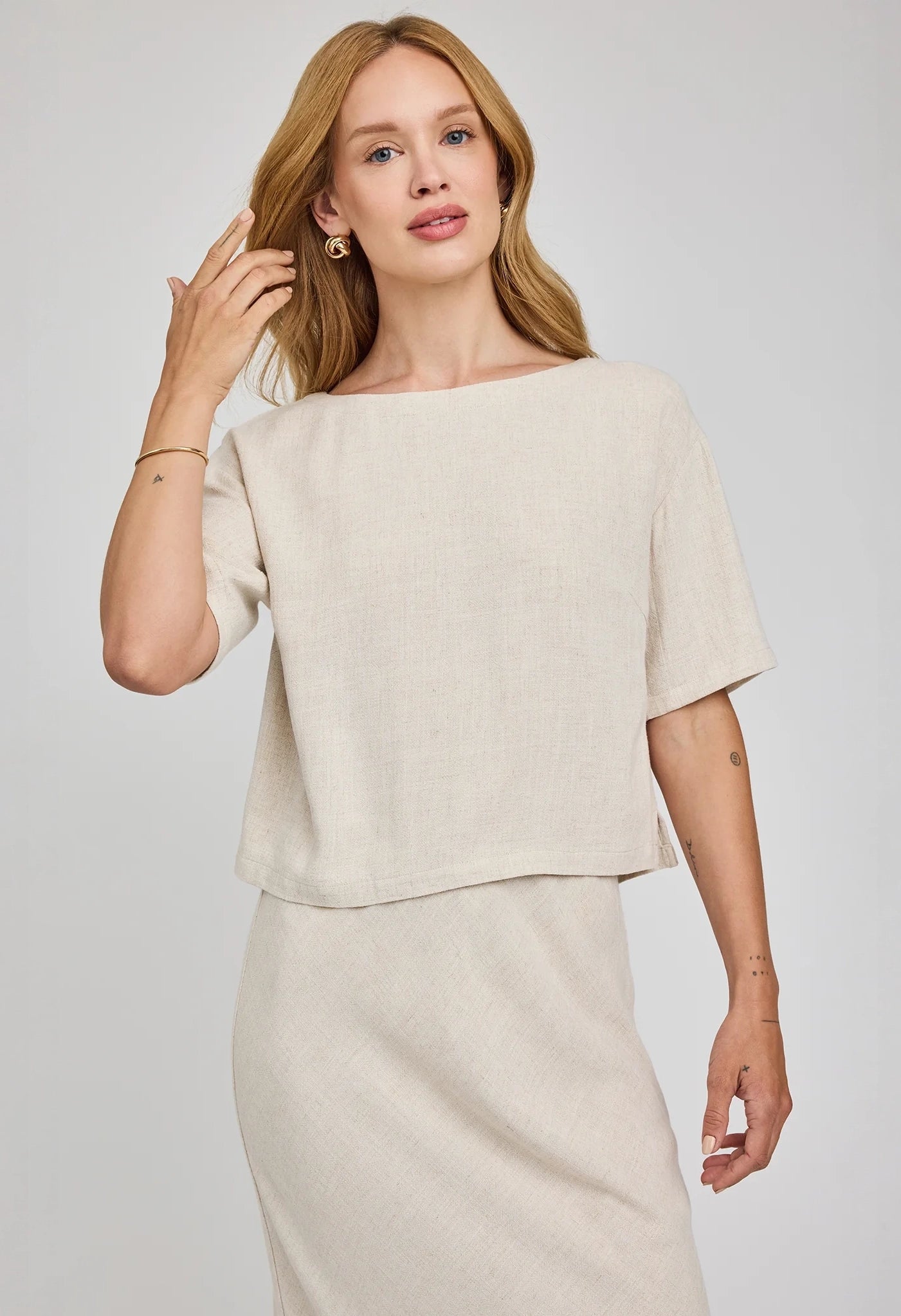 Gemini Linen Top