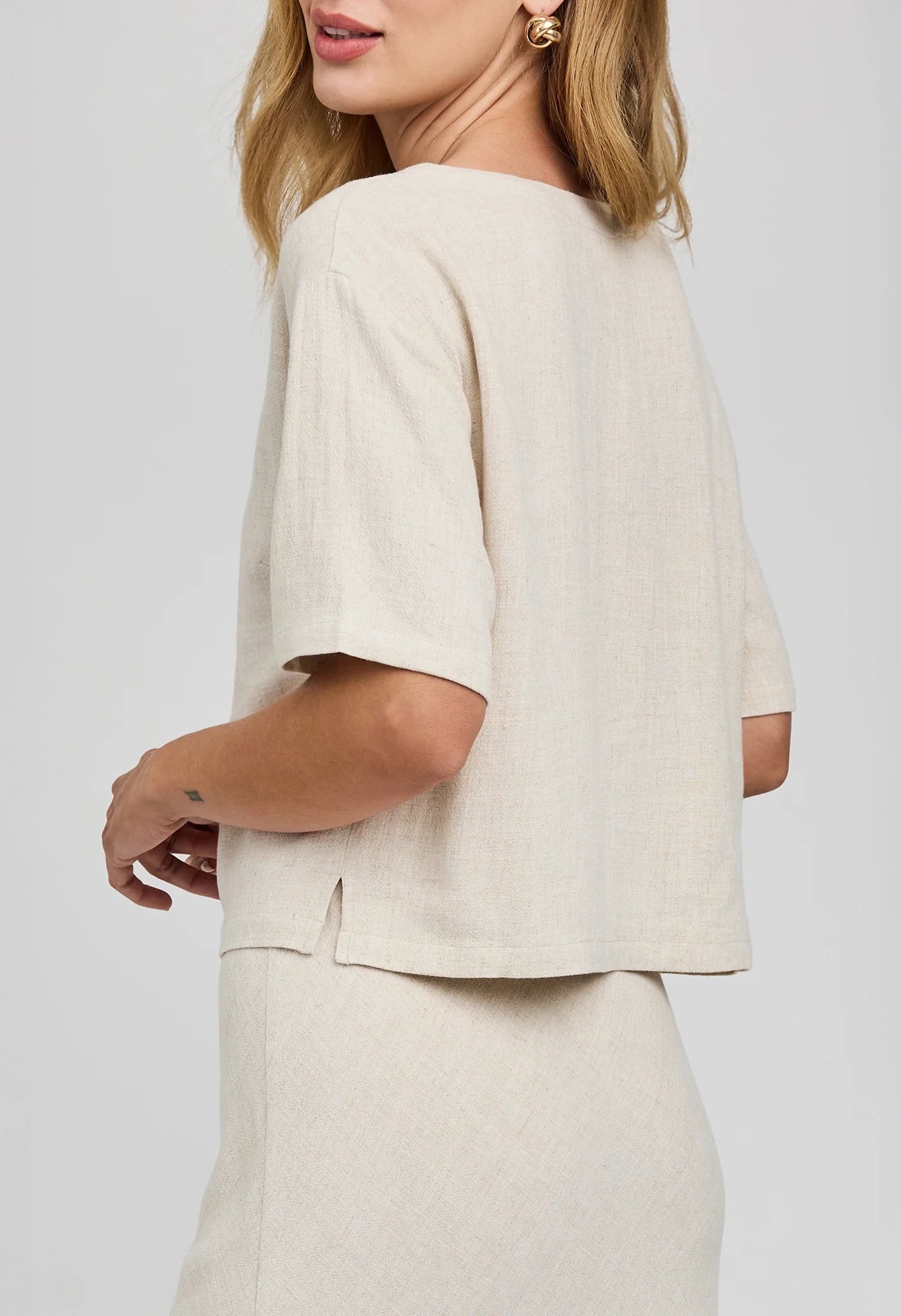 Gemini Linen Top
