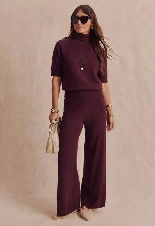 Tori Cashmere Short Sleeve Sweater