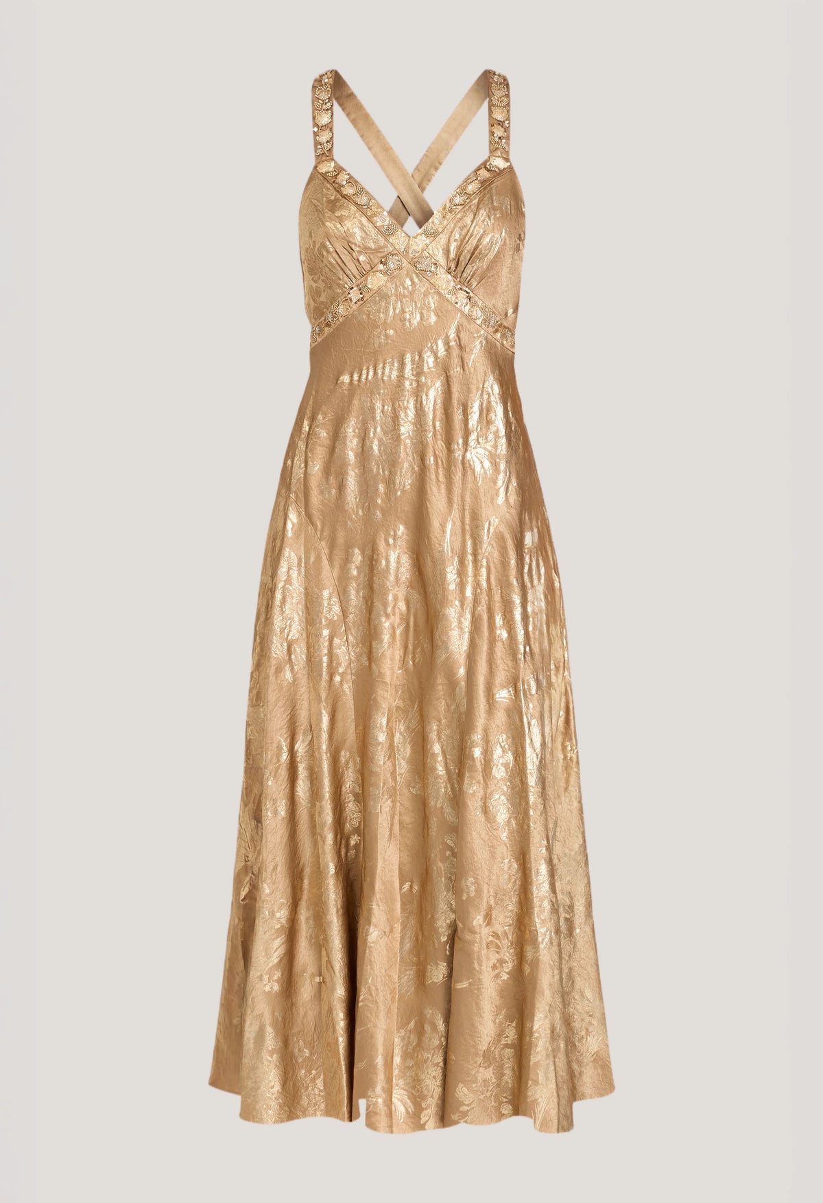 Gilded Peony Thalie Dress