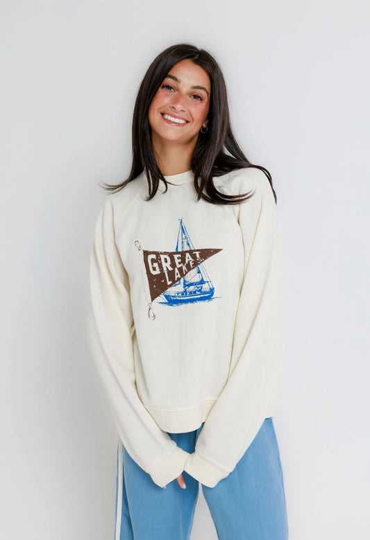 Great Lakes Raglan Crew