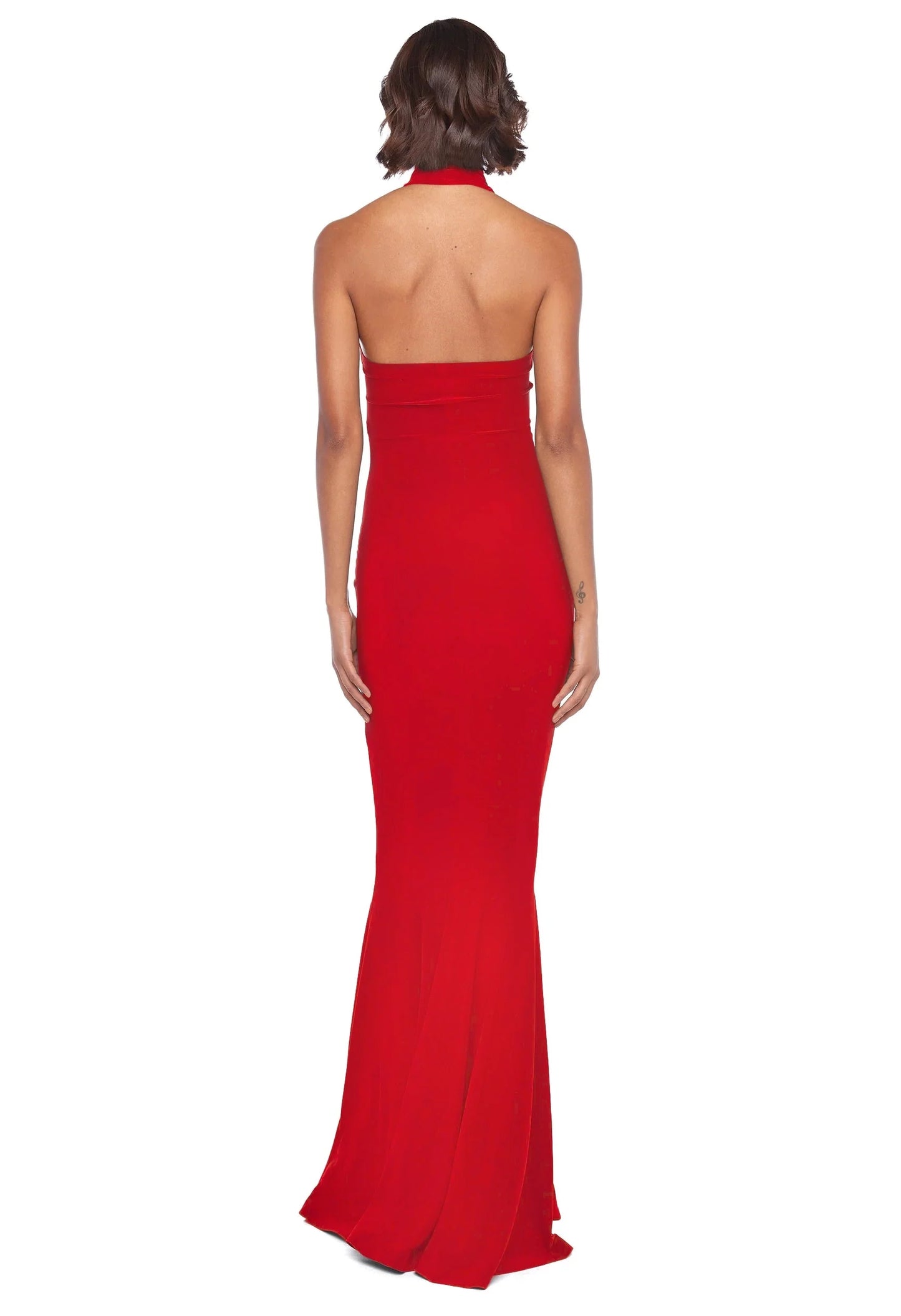 Halter Turtle Fishtail Gown