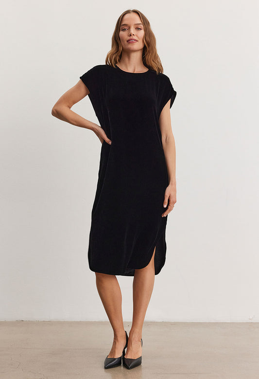 Harper Silk Velvet Dress