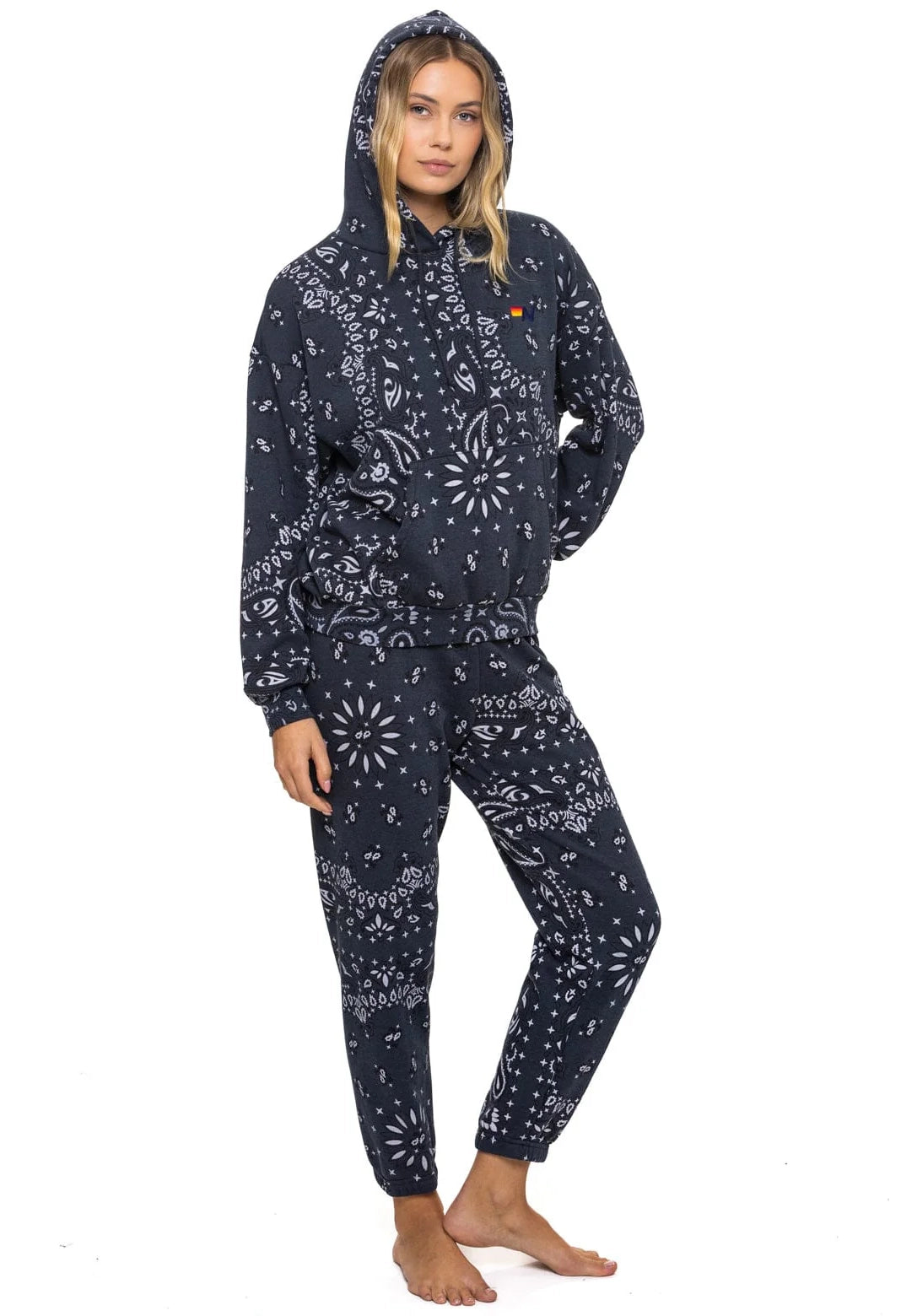Bandana Zip Hoodie