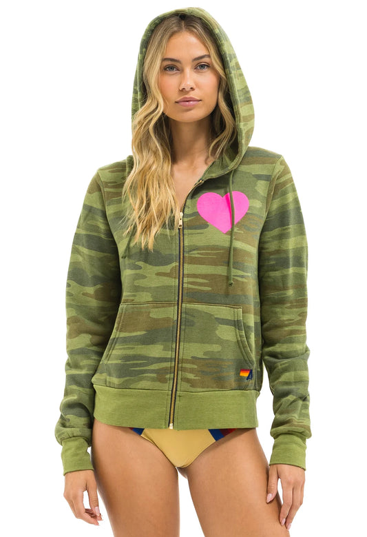 Heart 2 Zip Hoodie