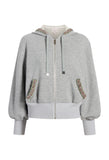 Heather Maddie Zip Up Sweatshirt