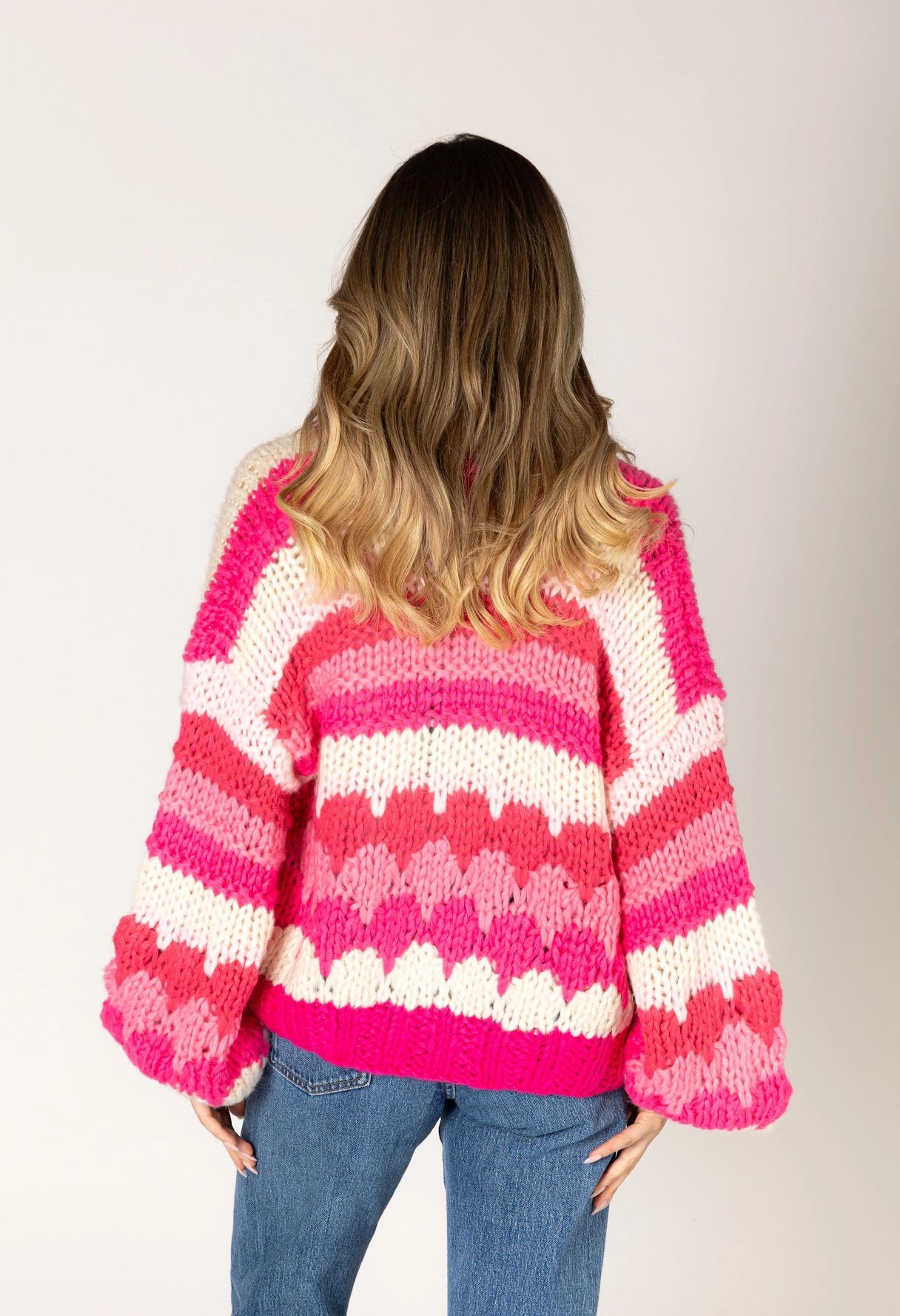 Hunter Hand Knit Stripe Cardi