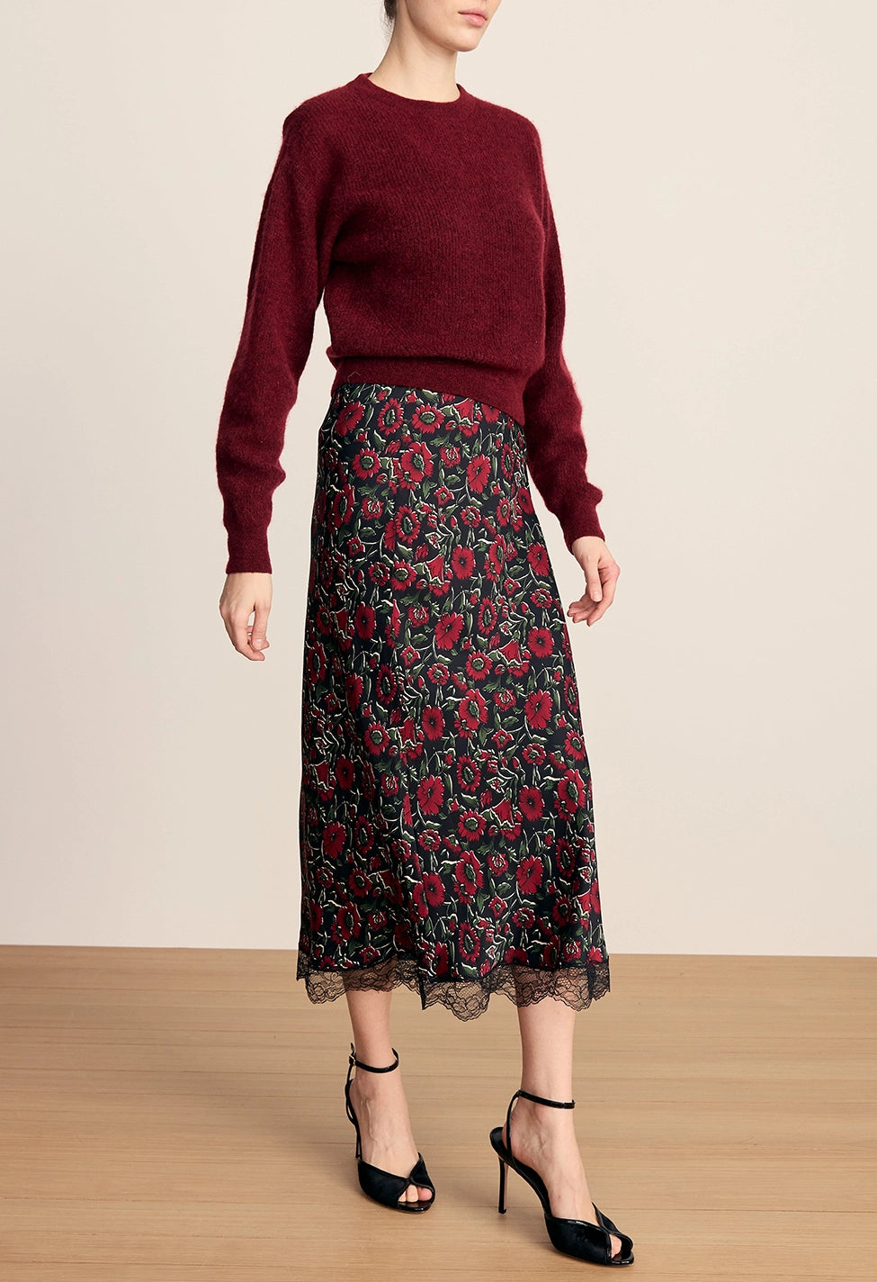 Clover Skirt With Lace