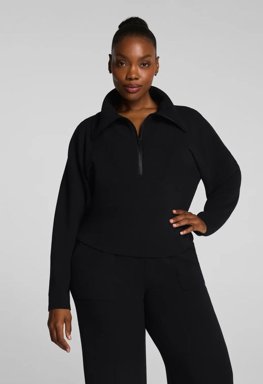 French Rib Half Zip
