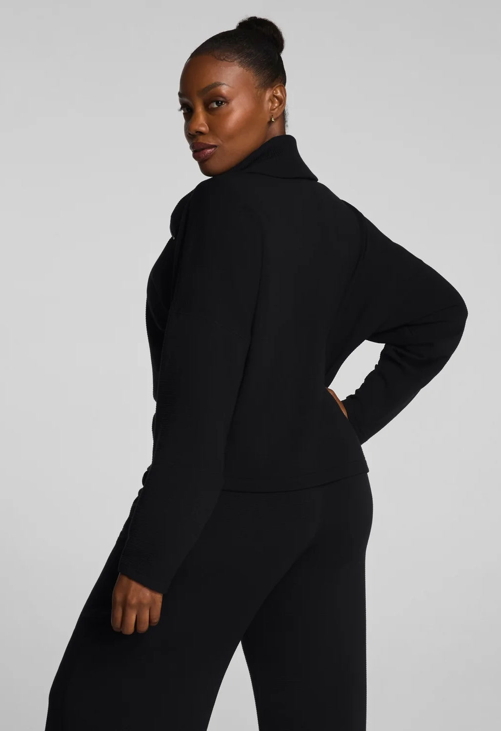 French Rib Half Zip