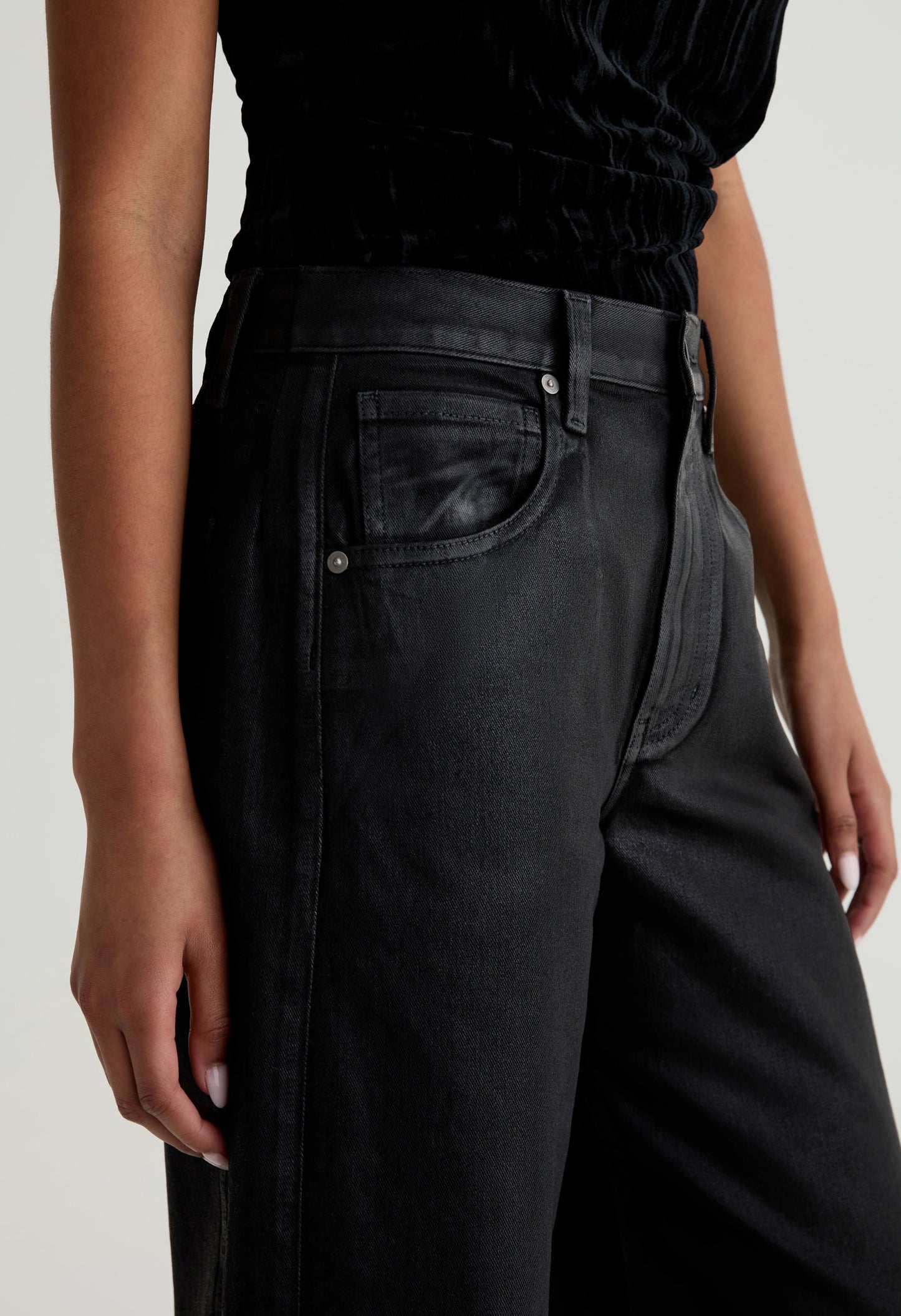 Hattie Crop Leatherette