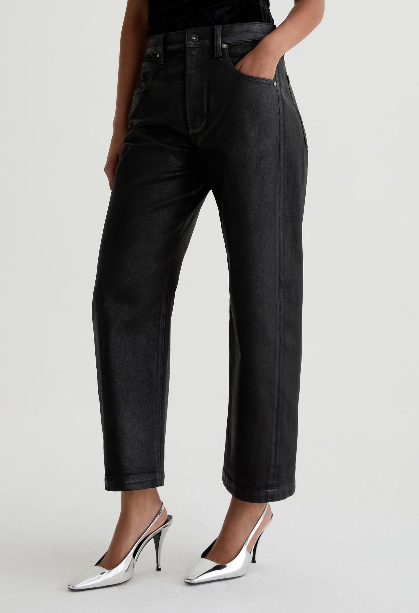 Hattie Crop Leatherette