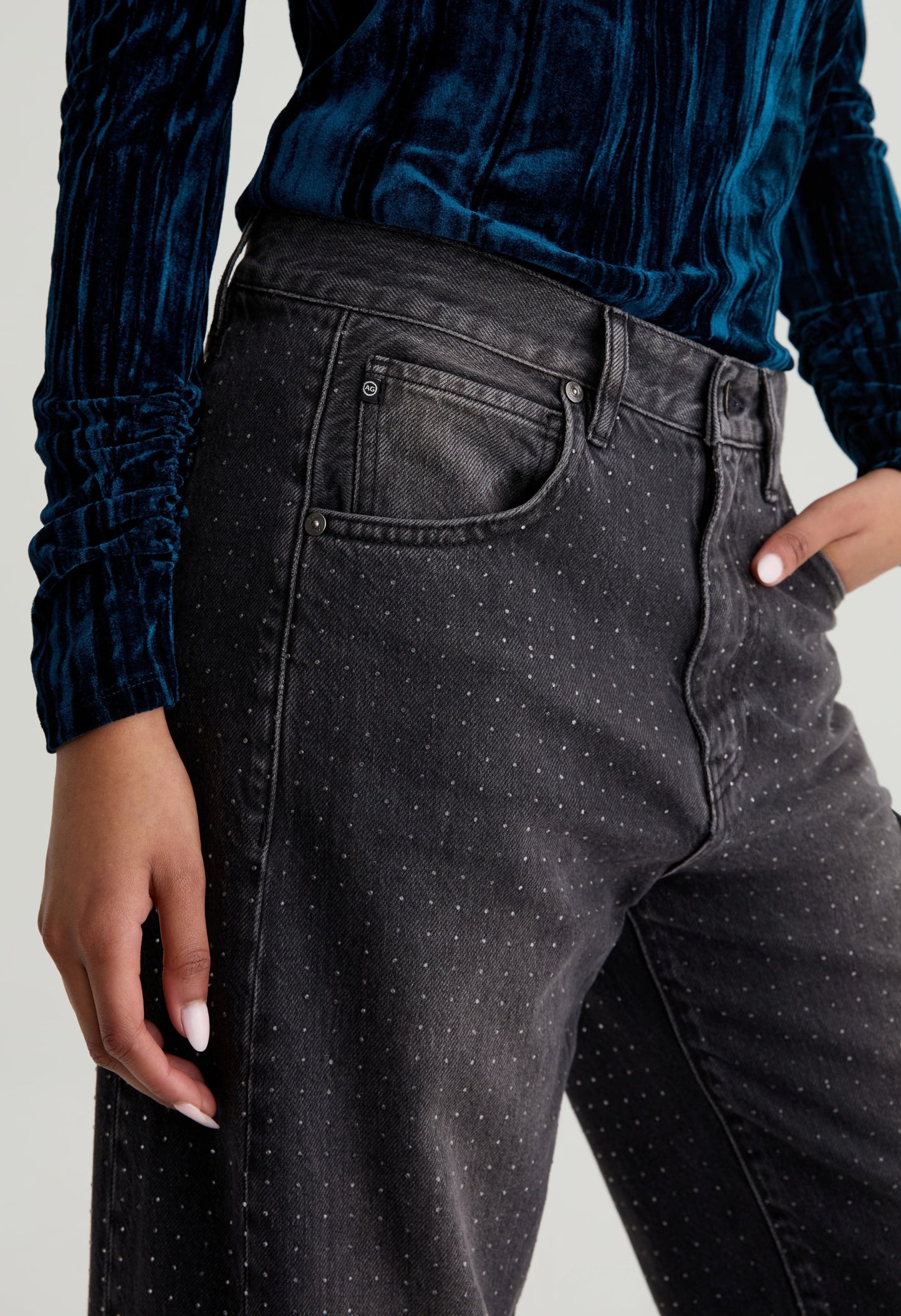 Hattie High-Rise Barrel Starlight