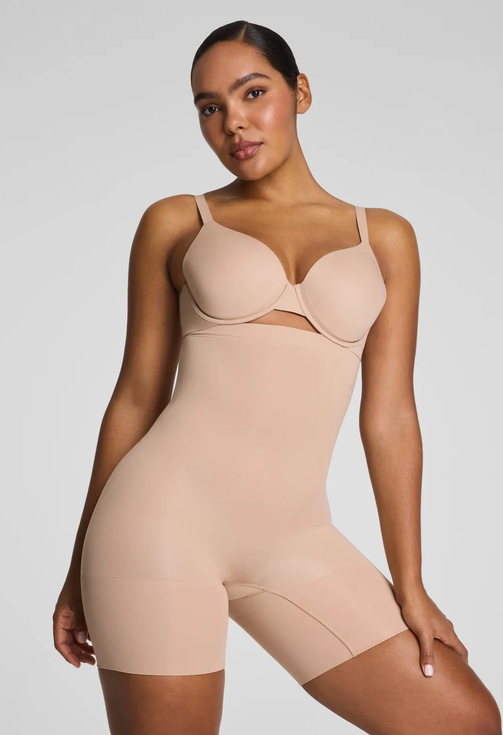 High-Waisted Mid-Thigh Short