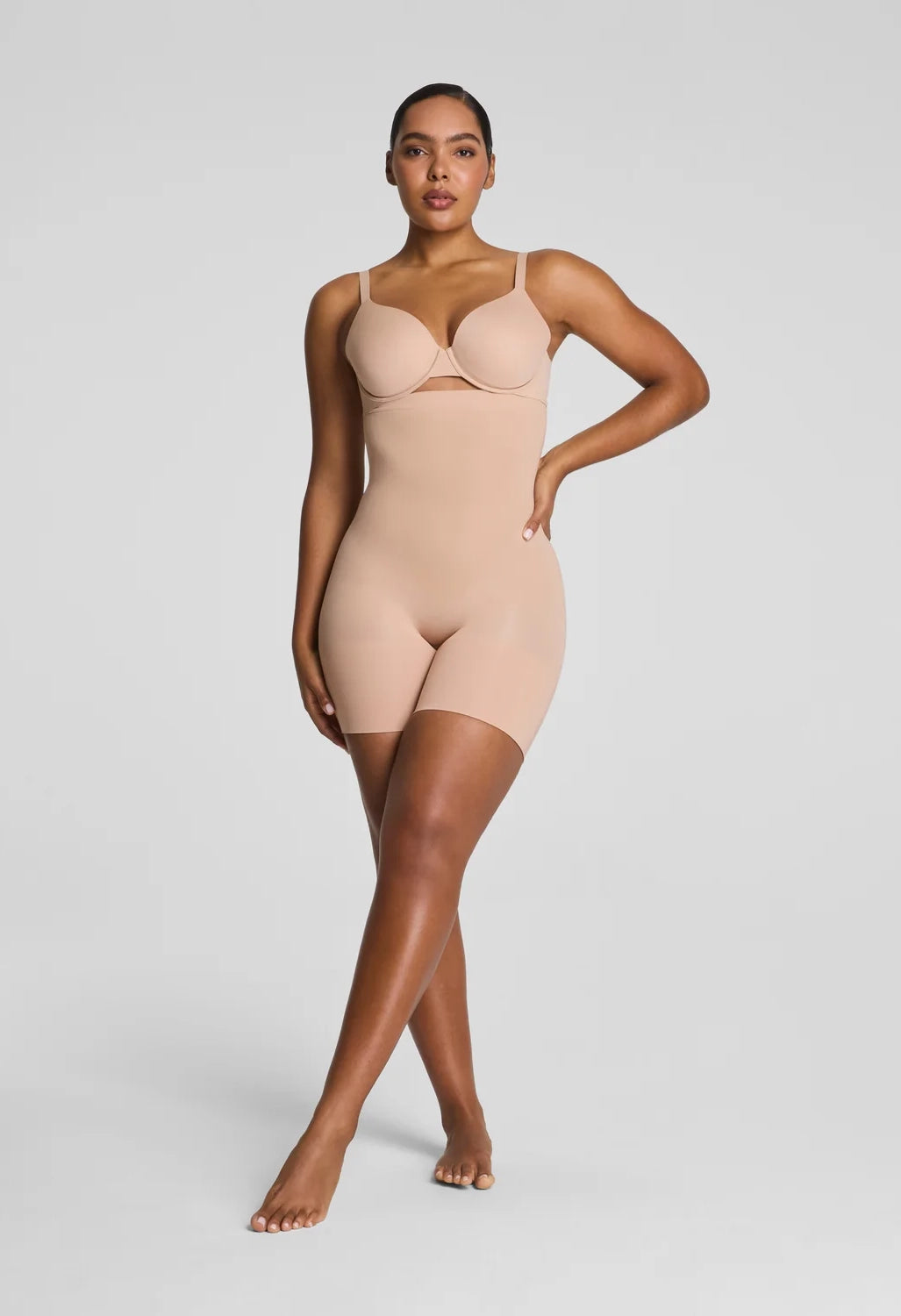 High-Waisted Mid-Thigh Short