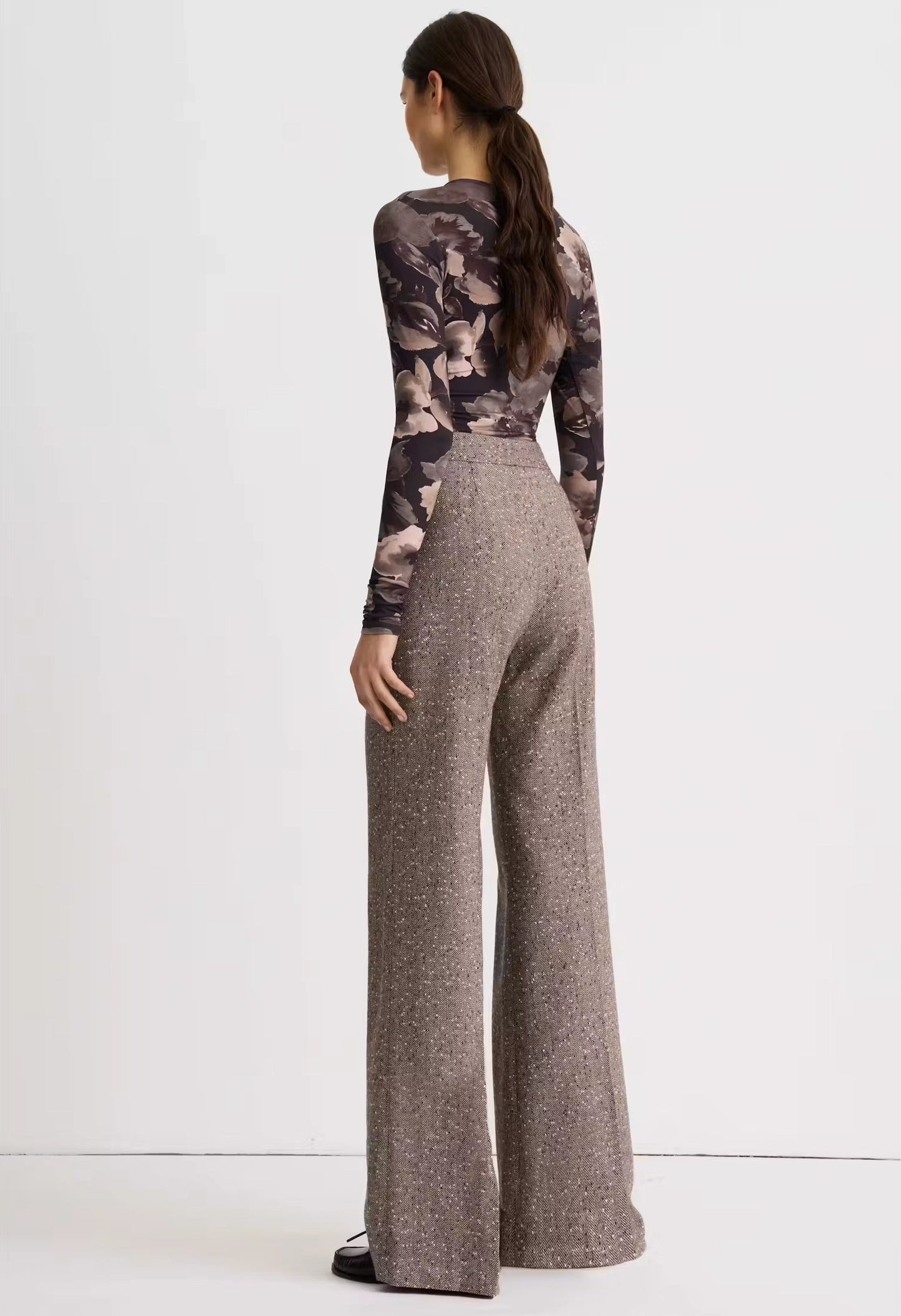 High Rise Wide Leg Pant