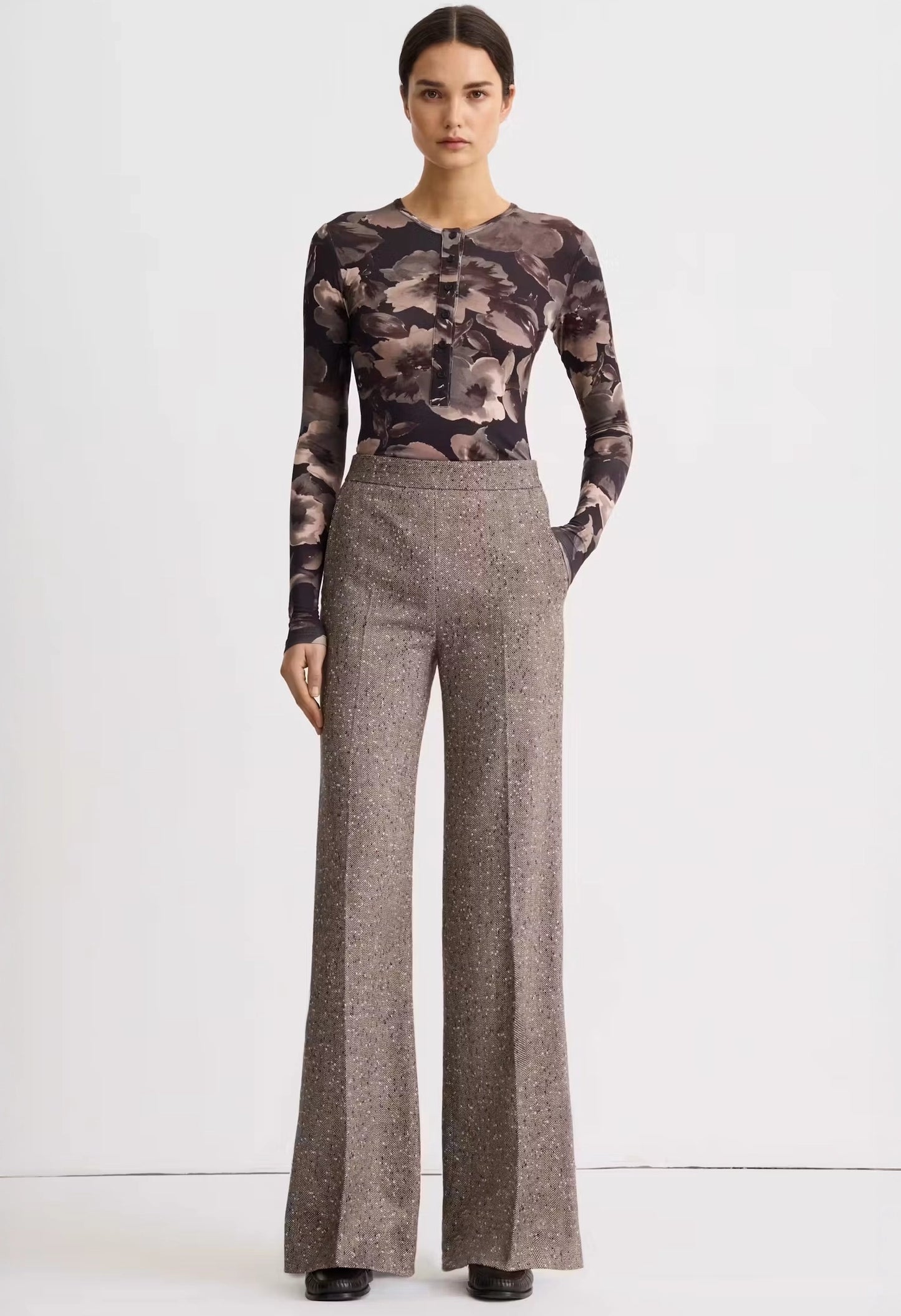 High Rise Wide Leg Pant