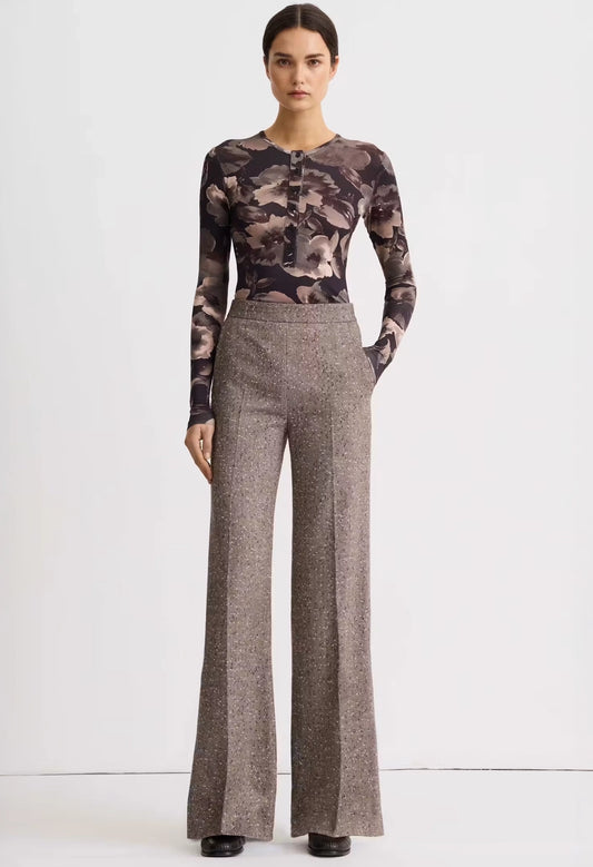 High Rise Wide Leg Pant