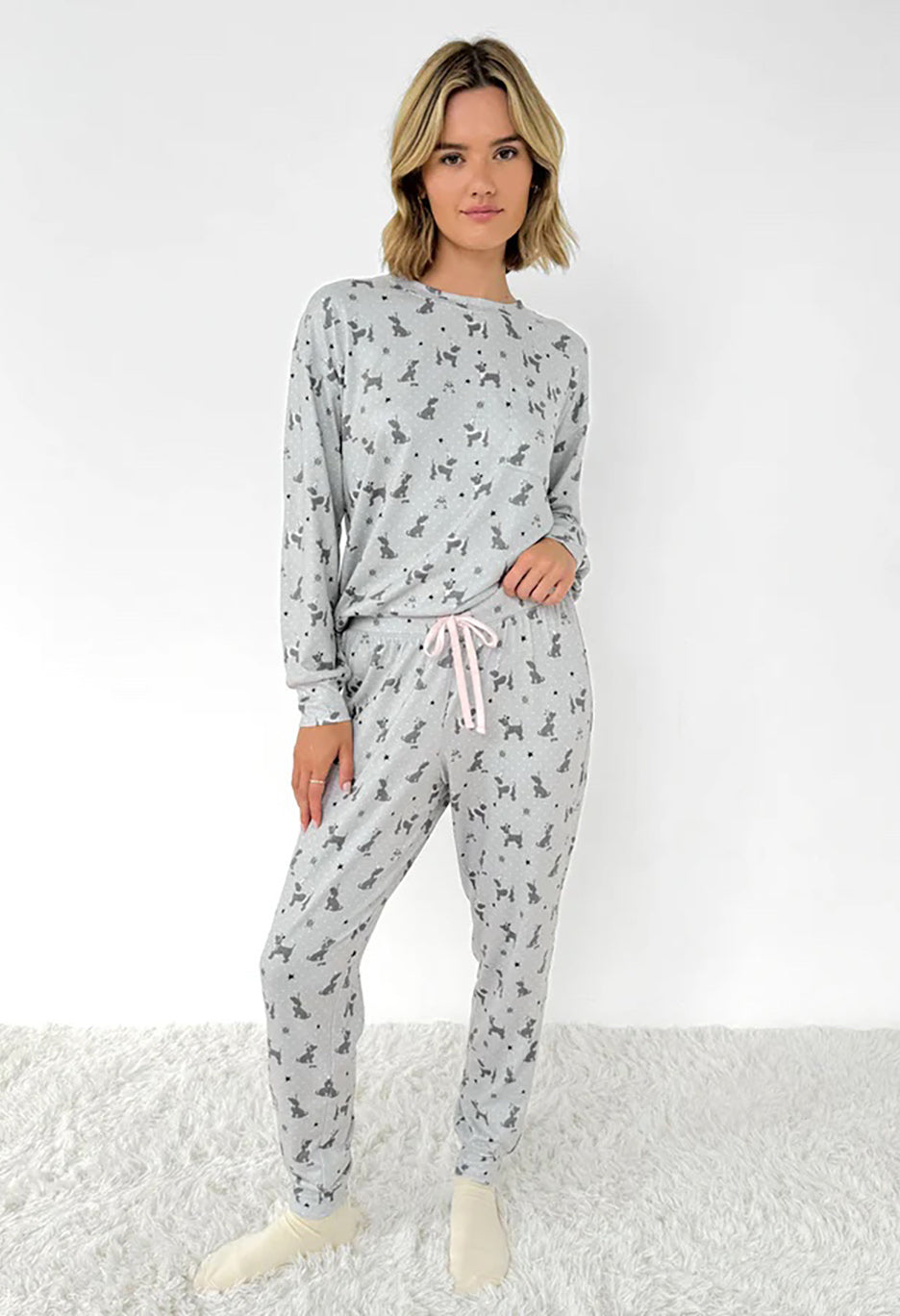 Holiday Dog Marna Pillowsoft PJ Set