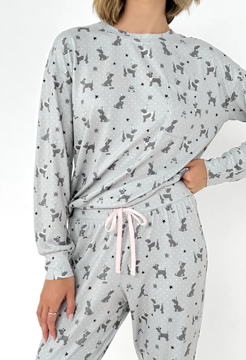 Holiday Dog Marna Pillowsoft PJ Set