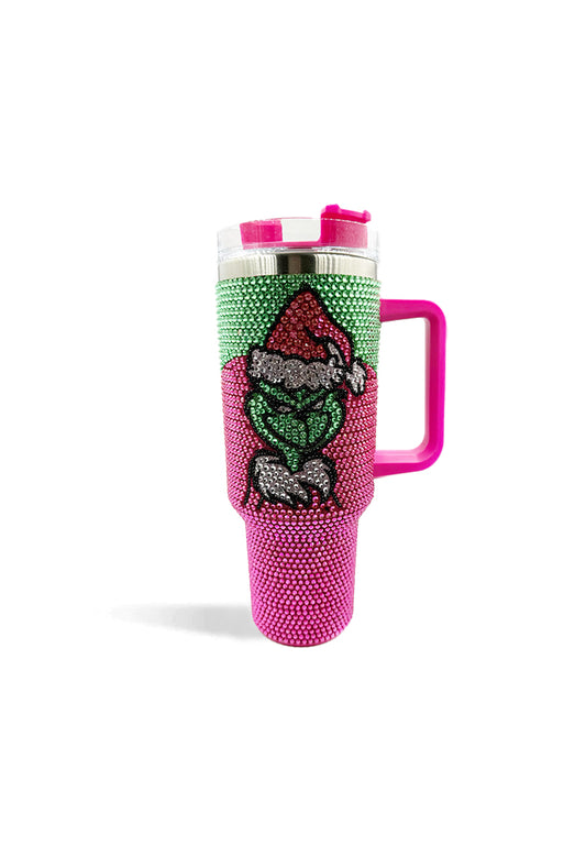 Hot Pink Grinch Tumbler