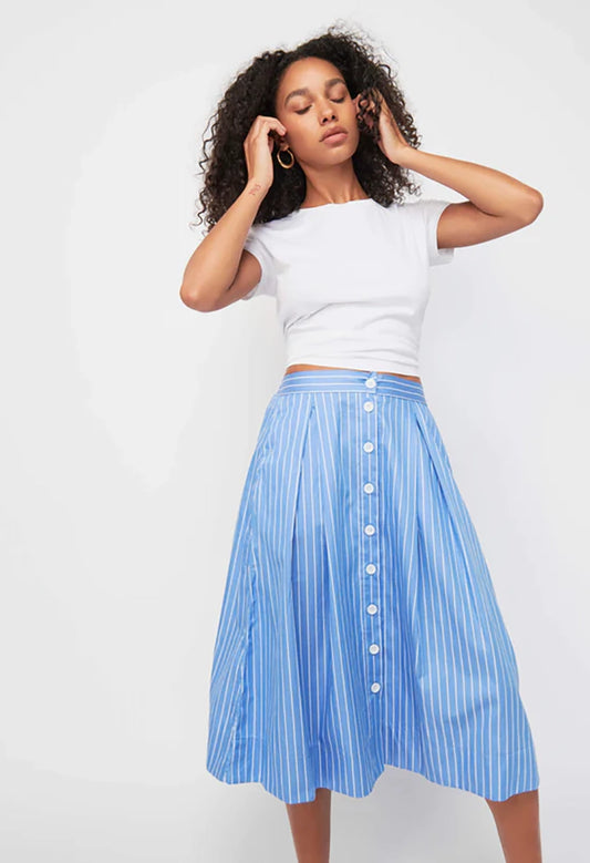 Idra Deep Pleat Skirt