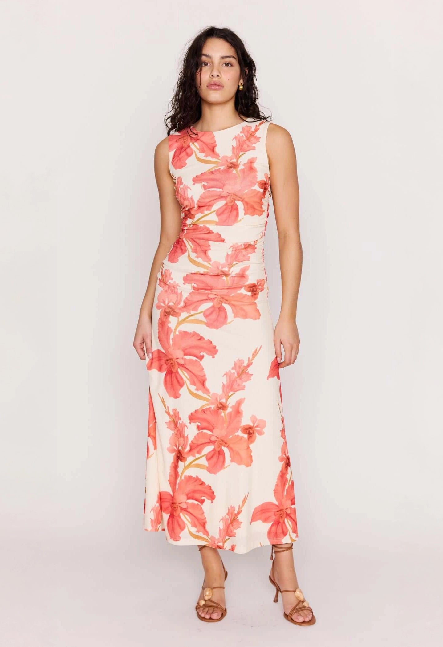 Isla Mesh Midi Dress