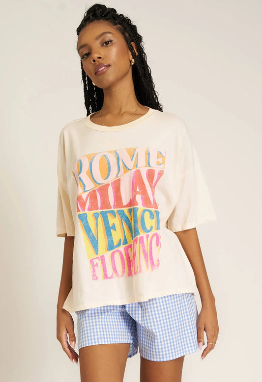 Italia Cities Perfect Bf Tee