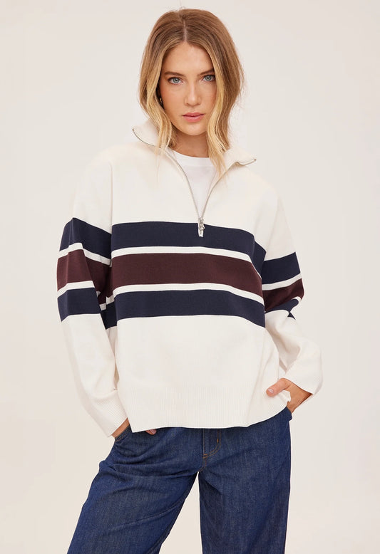 Idris Striped Sweater