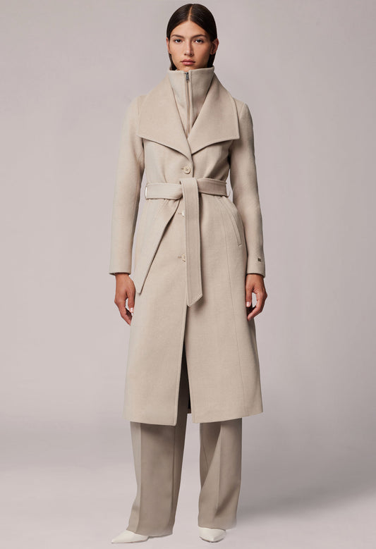 Ilana Belted Wool Coat