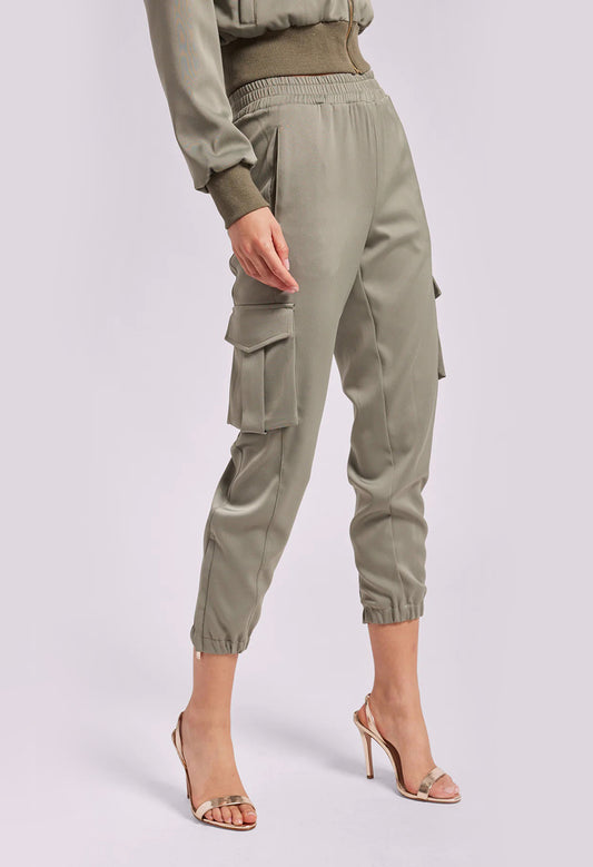 Chandra Satin Jogger