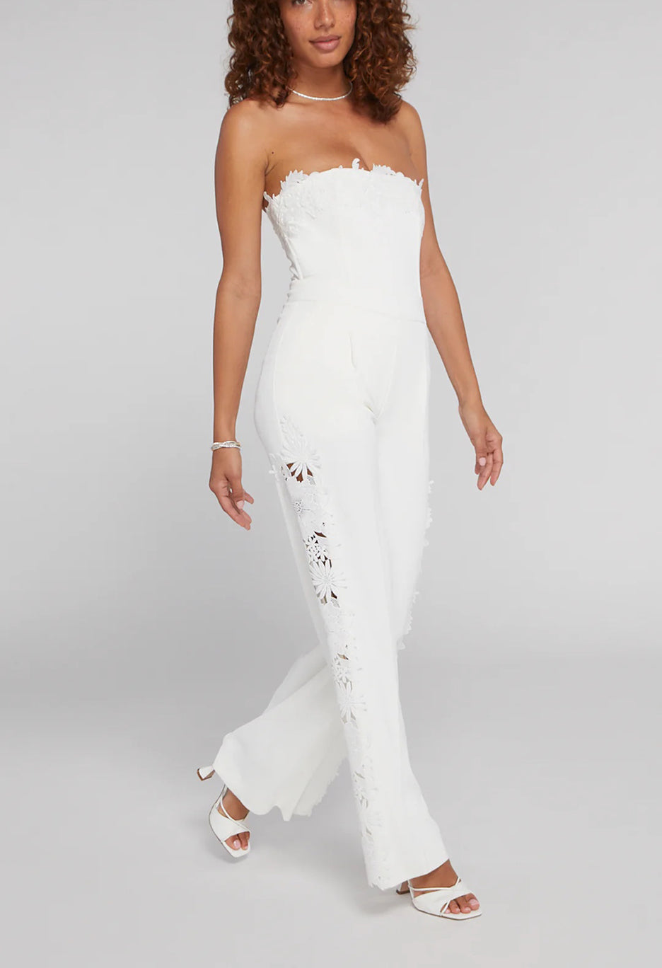 Ebony Lace Combo Jumpsuit