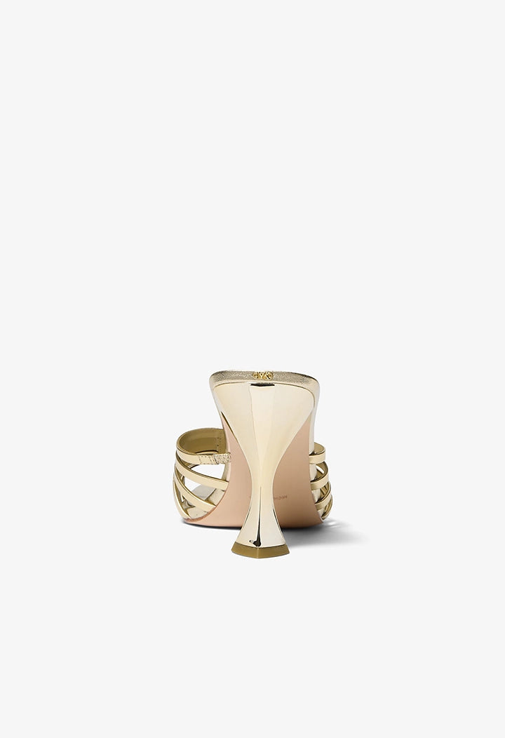 Haisley Metallic Leather Sandal