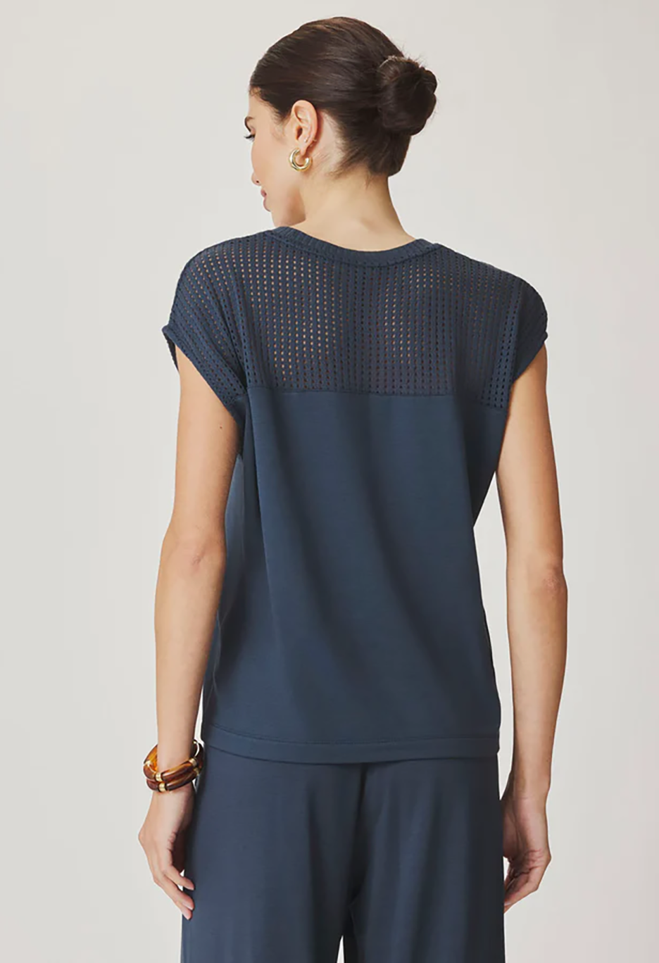 Jada Pointelle Sleeveless Top
