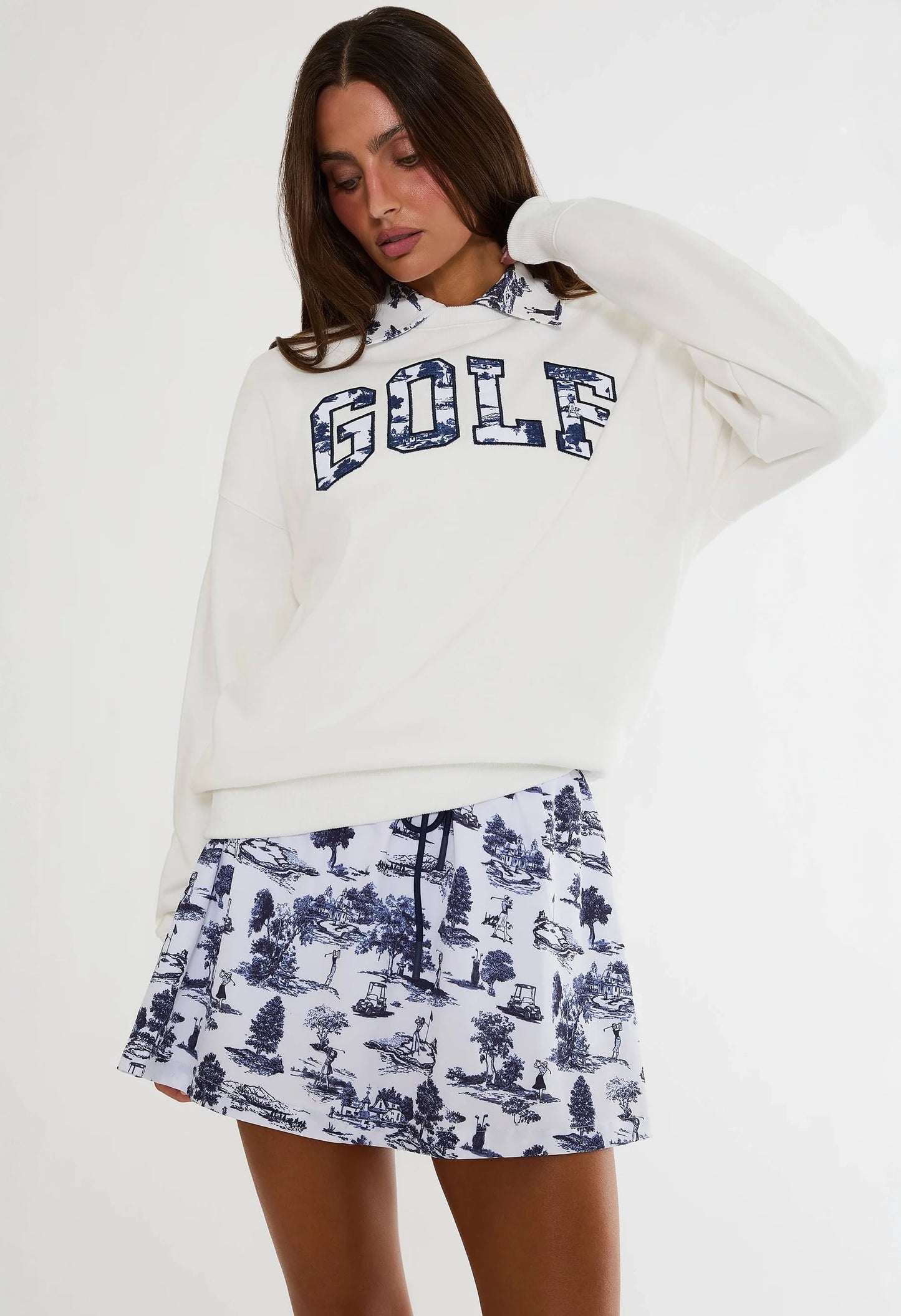 Clyde Skirt Evening Golf Toile