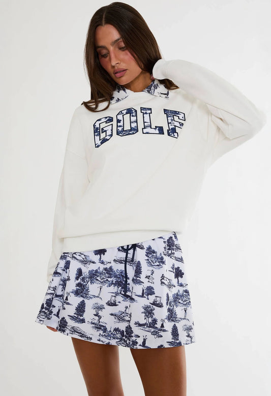 Clyde Skirt Evening Golf Toile